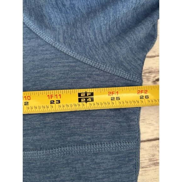 North Face Canyonlands 1/4 Zip Mens Fleece Sweatshirt size XL Blue Thermal - Picture 8 of 11